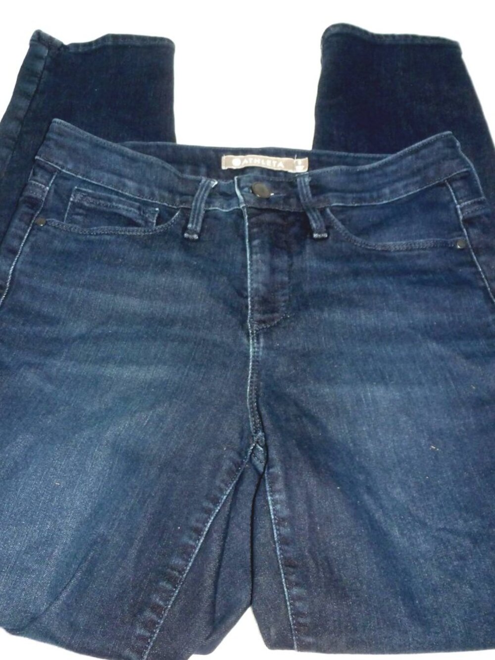 Athleta Sculptex Skinny Stretch Dark Wash Jeans - Women SZ 6
